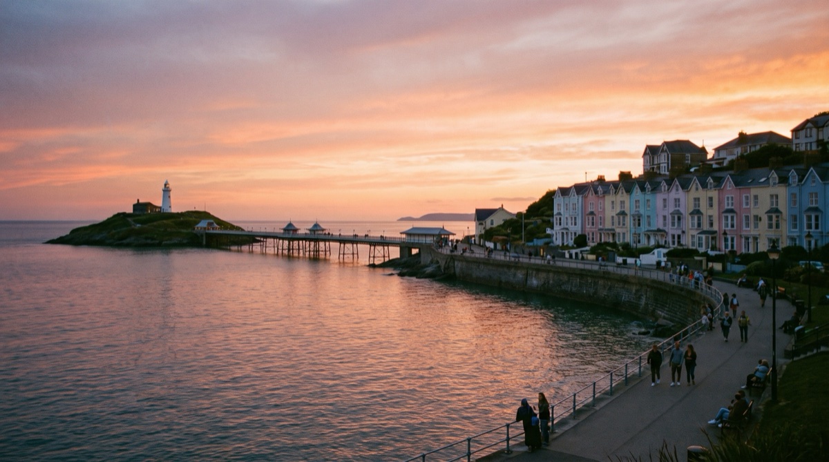 The Mumbles seafront used in Cat’s area guide
